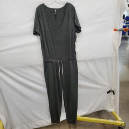 NWT Vuori WM's All Day Romper Charcoal Heathered Jumpsuit Size XL