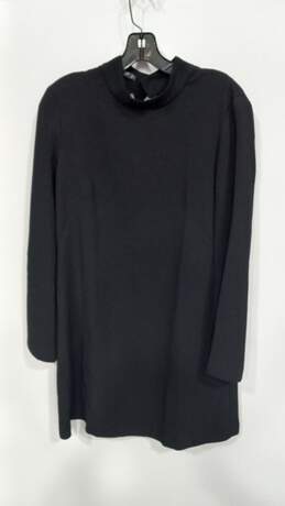 Mango Women's Black Mock Neck Mini Dress Size 6 NWT