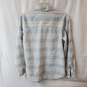 Patagonia Blue & White Stripes Button Up Collared Shirt Size XS image number 2