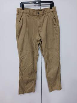 Men's Carhartt Brown Work Jeans Size 34X32