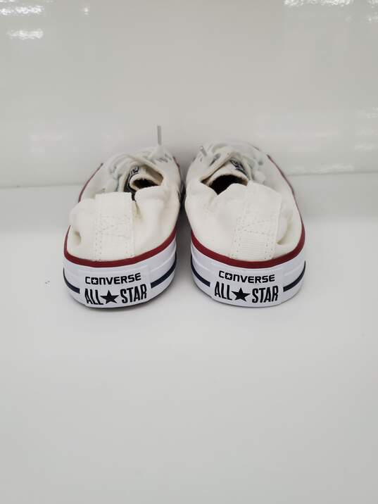 New Converse Chuck Taylor All Star Lo Top White Shoes Size-8 image number 4