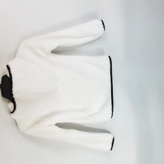 Calvin Klein Girls White Fleece Jacket S NWT image number 2
