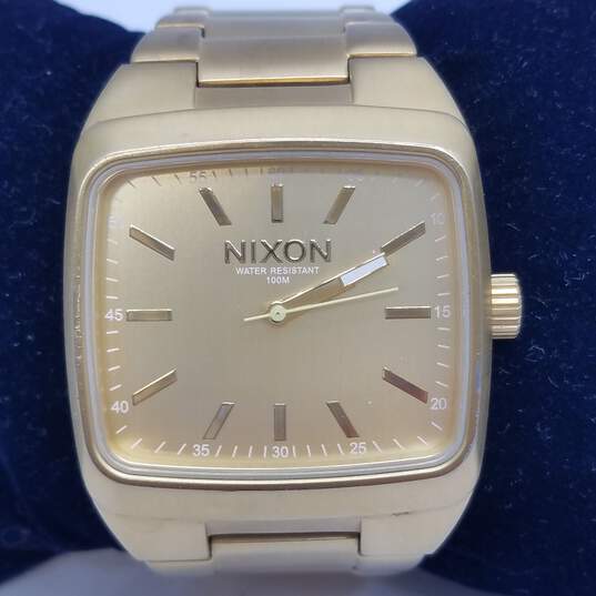 Nixon The Manual 37mm Show Don't Tell 10ATM W.R. Analog Men's Watch 133.0g image number 2