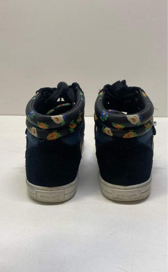 Coach Pembroke Fabric Floral Trim Sneakers Multicolor 8.5 image number 4