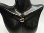 10K Yellow Gold 0.09 CTTW Diamond Mom Heart Pendant Necklace 1.9g image number 1