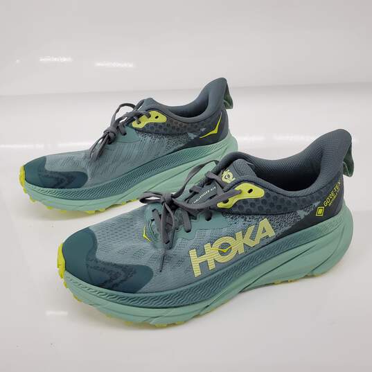 Buy the Hoka Women's Balsam Green Challenger 7 Gore-Tex Waterproof Trail  Running Shoes Size 10.5B