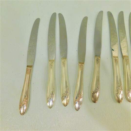Set of 10 Oneida Community Silver-plated QUEEN BESS II Knives image number 2
