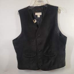NWT Mens Cotton Sleeveless Button Front Vest Size Large