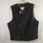 NWT Mens Cotton Sleeveless Button Front Vest Size Large image number 1