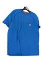 Mens Blue Short Sleeve Crew Neck Pullover T Shirt Size Large Tall image number 1