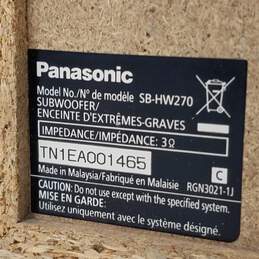 Panasonic Subwoofer Model SB-HW270-SOLD AS IS, UNTESTED alternative image