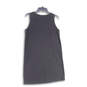 Womens Black Sleeveless Round Neck Short Shift Dress Size Medium image number 2