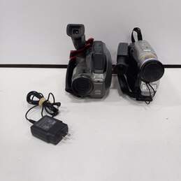 Pair Of JVC And Panasonic Camcorders