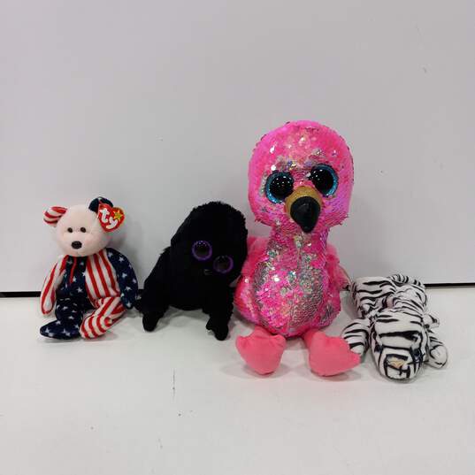 TY Beanie Babies Assorted 4pc Lot image number 1