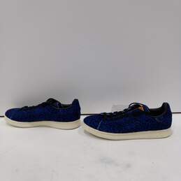 Adidas Stan Smith Women's Blue Calf Hair Tennis Shoes Size 7 alternative image