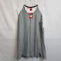 Nike gray and white colorblock t shirt dress XL image number 1