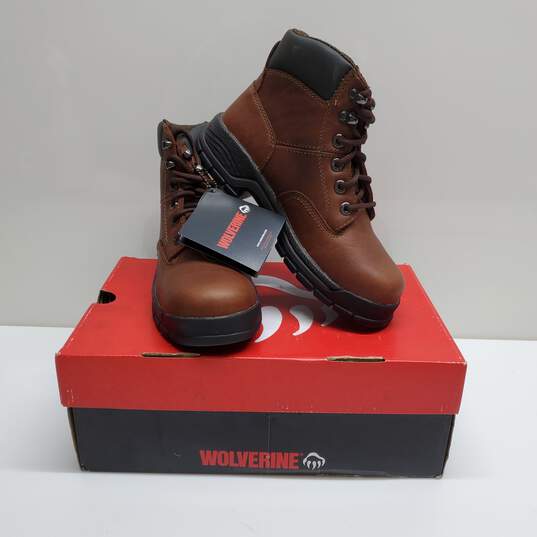 Wolverine Womens Harrison Steel Toe EH Boots Brown Sz 6 image number 1