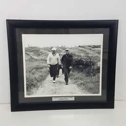 Framed & Matted Vintage Photo of Arnold Palmer & Jack Nicklaus