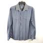 Armani Exchange Men Gray Button Up Shirt M image number 1