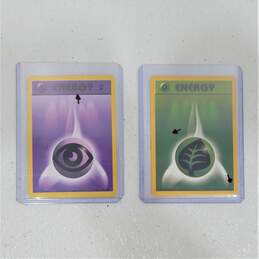 Rare Pokémon TCG Ink Error Vintage Energy Card Lot of 2