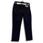 Womens Blue Denim Medium Wash Five Pocket Design Straight Jeans Size 25 image number 2