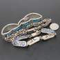 Assortment of 3 Taxco Sterling Silver Bracelets - 104.42g image number 5