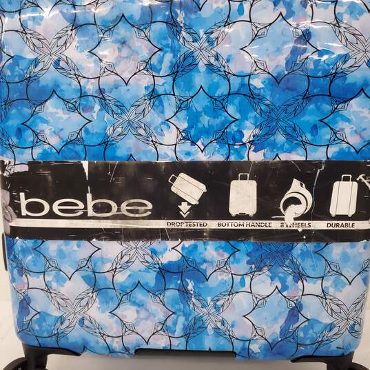 Bebe Blue & Pink Wheeled Luggage Suitcase image number 8