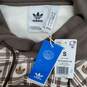 Adidas 3S Fleece HD Brown Pullover Hoodie NWT Men's Size S image number 3