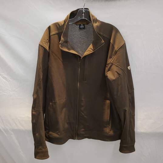 Kuhl Brown Full Zip Jacket Size XL image number 1