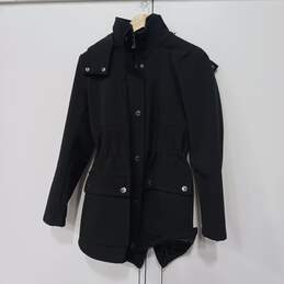 Women's Kenneth Cole New York Black Hooded Jacket Sz S
