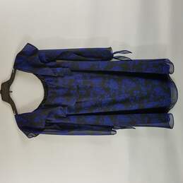 Sam Edelman Women Blue Graphic Dress 14 alternative image
