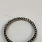 Designer Silpada 925 Sterling Silver Belle Pearl Rope Twist Stackable Ring image number 4