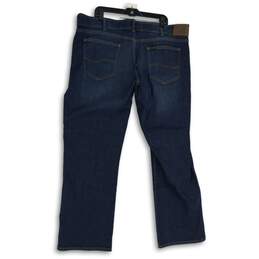 NWT Mens Blue Extreme Motion Denim Dark Wash Bootcut Leg Jeans Size 42x30 alternative image