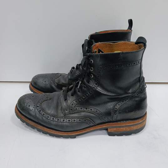 Men's Black Frye Boots Size 11.5 image number 1
