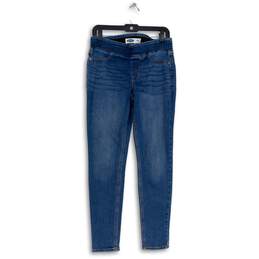 Womens Blue Denim Stretch Medium Wash Skinny Leg Jegging Jeans Size 8 alternative image