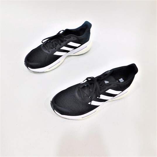 adidas Solarglide 5 Core Black White Men's Shoes Size 13 image number 2