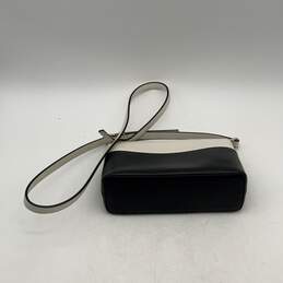 Kate Spade New York Womens Black White Leather Adjustable Strap Crossbody Bag alternative image