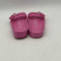Womens Madrid Pink Buckle Strap Open Toe Slip-On Slide Sandals Size 6 image number 2