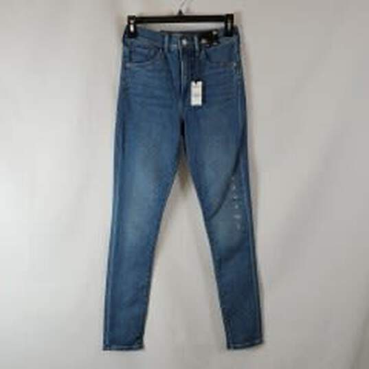 Express Women's Blue Skinny Jeans SZ 0R NWT image number 1