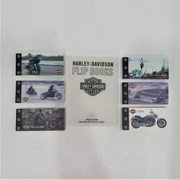 Harley Davidson Collector Set 6 Flip Books Action Motorcycle