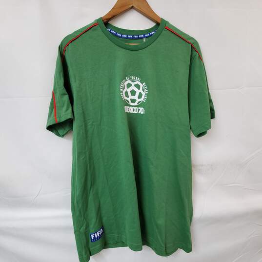 FIFA Classics Mexico 70 Sage Green T-Shirt Men's L NWT image number 1