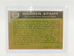 1961 HOF Warren Spahn Topps All-Star #589 High Number Milwaukee Braves alternative image