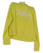 NWT Womens Yellow Long Sleeve Casual Pullover Hoodie Size Small image number 2