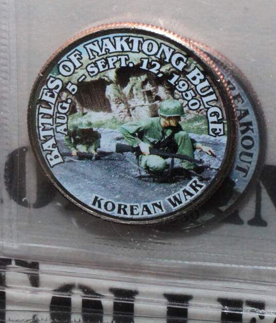 Korean War Coin Collection with 52 Coins image number 9