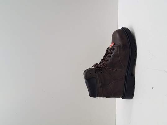 Brahma Raid Men's Brown Steel Toe Oil Resistant Work Boots Size 5.5 image number 1