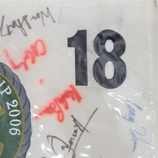 2006 PGA Championship Signed 18th Hole Pin Flag Medinah Illinois image number 5