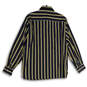 NWT Mens Multicolor Striped Long Sleeve Collared Button Up Shirt Size Large image number 2