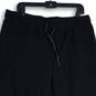 Talbots Womens Black Flat Front Elastic Waist Drawstring Sweatpants Size 1X image number 3