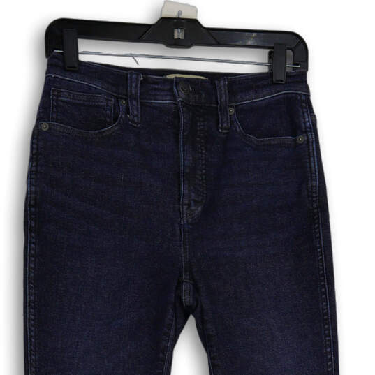 Womens Blue Denim Medium Wash 5-Pocket Design Skinny Leg Jeans Size 26 image number 3