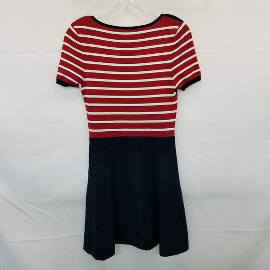 AUTHENTICATED Red Valentino Short Sleeve Knit Dress Size S image number 2